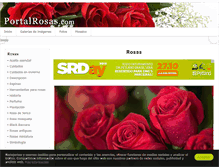 Tablet Screenshot of portalrosas.com